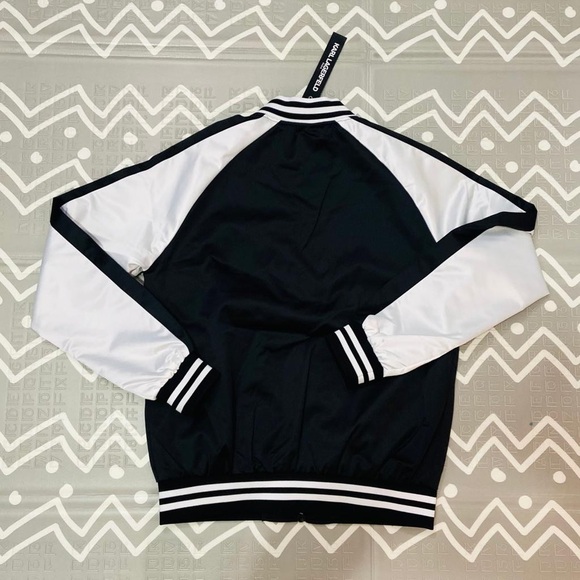 Karl Lagerfeld satin bomber jacket - Picture 6 of 8